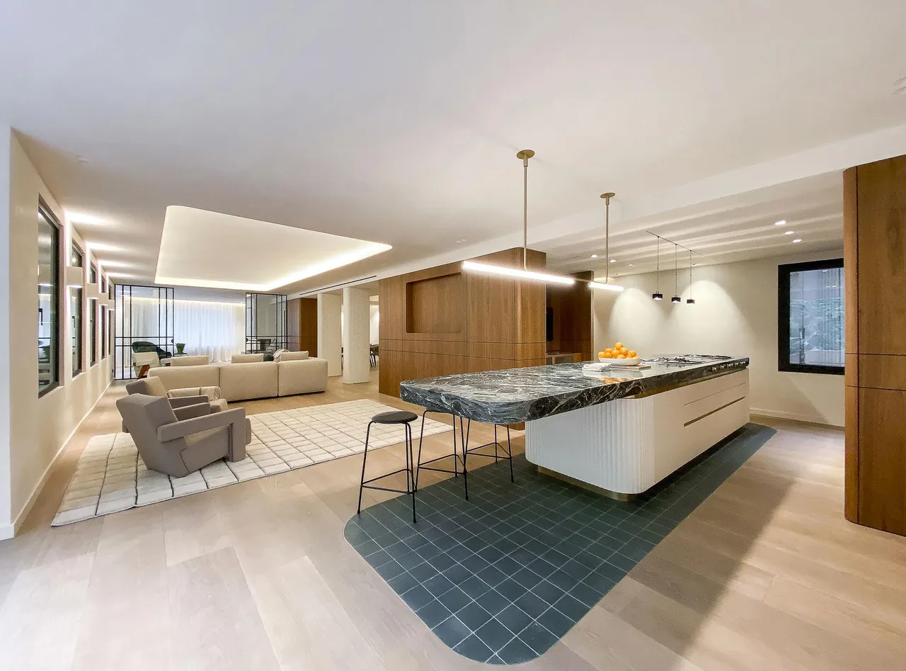 living - Piso de 427m² en venta en Turó Park, Barcelona - gallery - 2