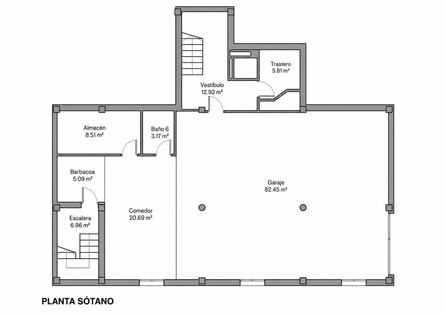 living - 558m² house / villa for sale in Alfinach, Valencia - Floor Plan - 1