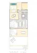 living - Casa / villa de 373m² con 240m² terraza en venta en Milla de Oro - Plano del piso thumbnail - 2