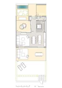 living - Casa / villa de 373m² con 240m² terraza en venta en Milla de Oro - Plano del piso thumbnail - 2