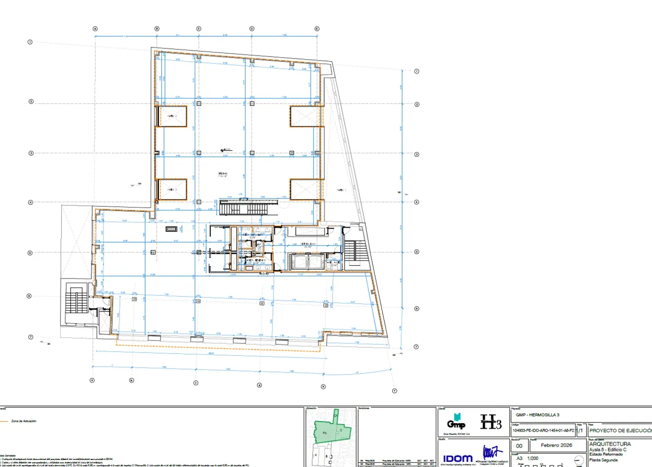 office - Hermosilla 3 - Edificio C - Oficinas - Dils - Plano del piso - 1