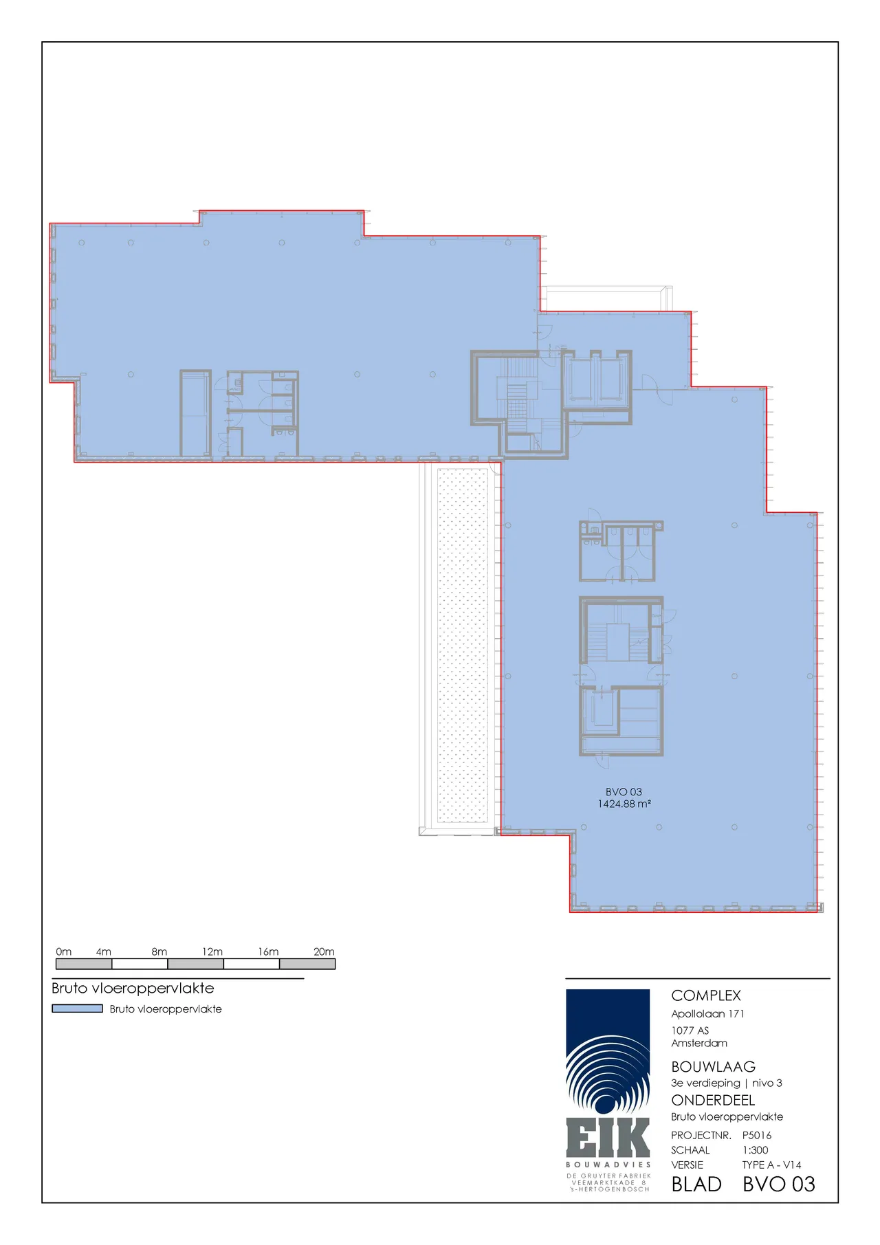 office - Apollolaan 171 - Office - Dils - Verdiepingsplan - 17