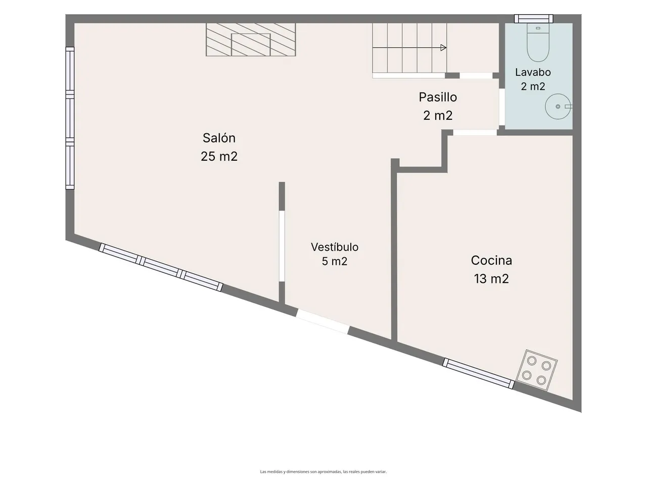 living - Casa / villa de 153m² en venta en Sitges Town, Barcelona - Plano del piso - 1