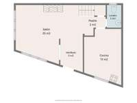 living - Casa / villa de 153m² en venta en Sitges Town, Barcelona - Plano del piso thumbnail - 1