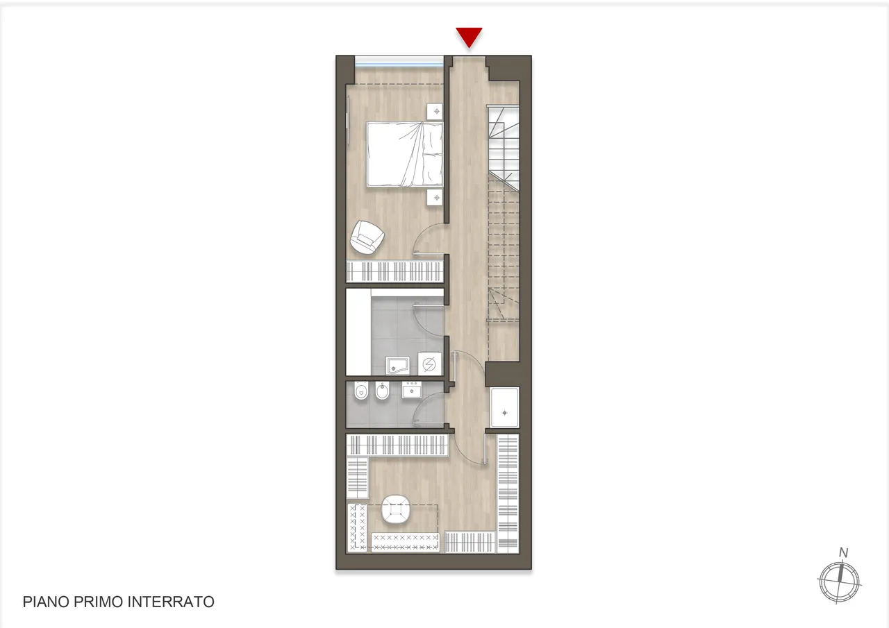 living - Plinio 74 - Living - Dils - Verdiepingsplan - 4