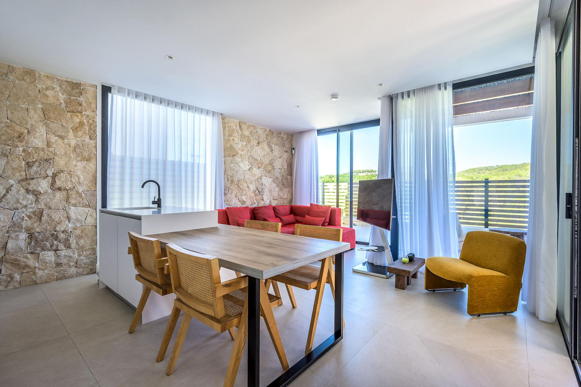 living - 99m² house / villa for sale in San José, Balearic Islands - gallery thumbnail - 3