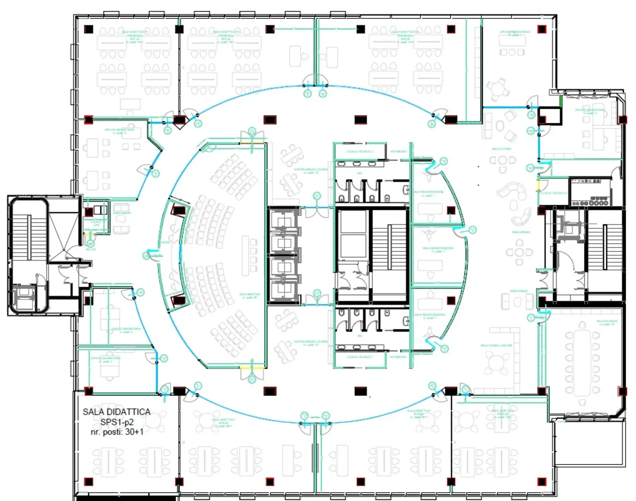 office - Urban Cube - Sarca 223 - Office - Dils - Floor Plan - 2