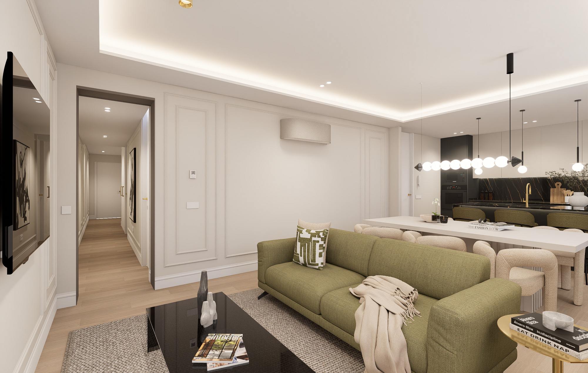 living - 116m² apartment for sale in Ibiza, Madrid - gallery thumbnail - 4