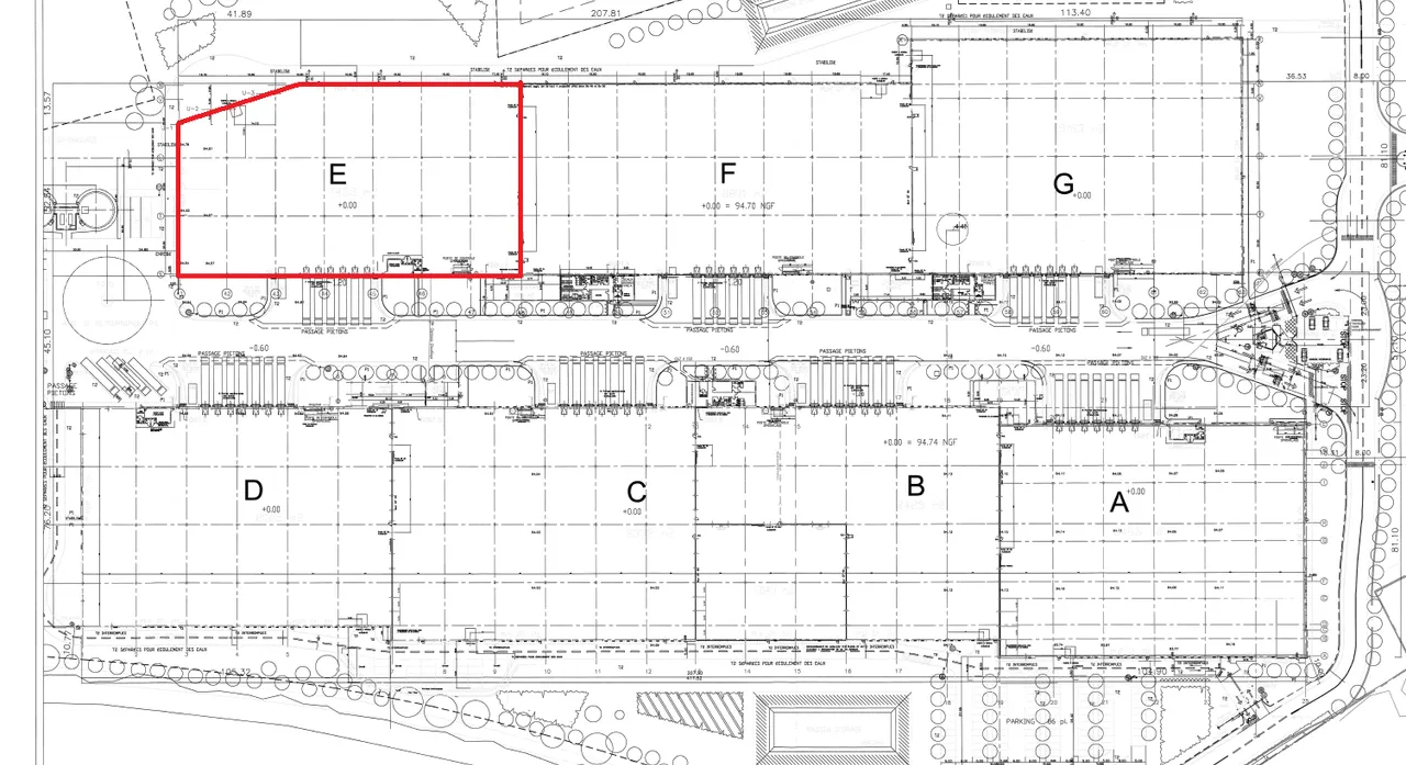 logistics - Logistics Warehouse For Rent - Planimetria - 1