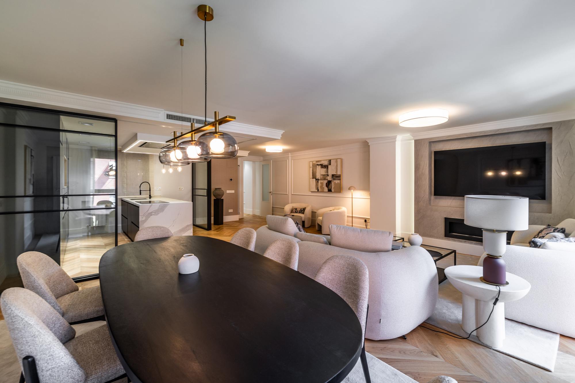 living - 225m² apartment for sale in Recoletos, Madrid - gallery - 6