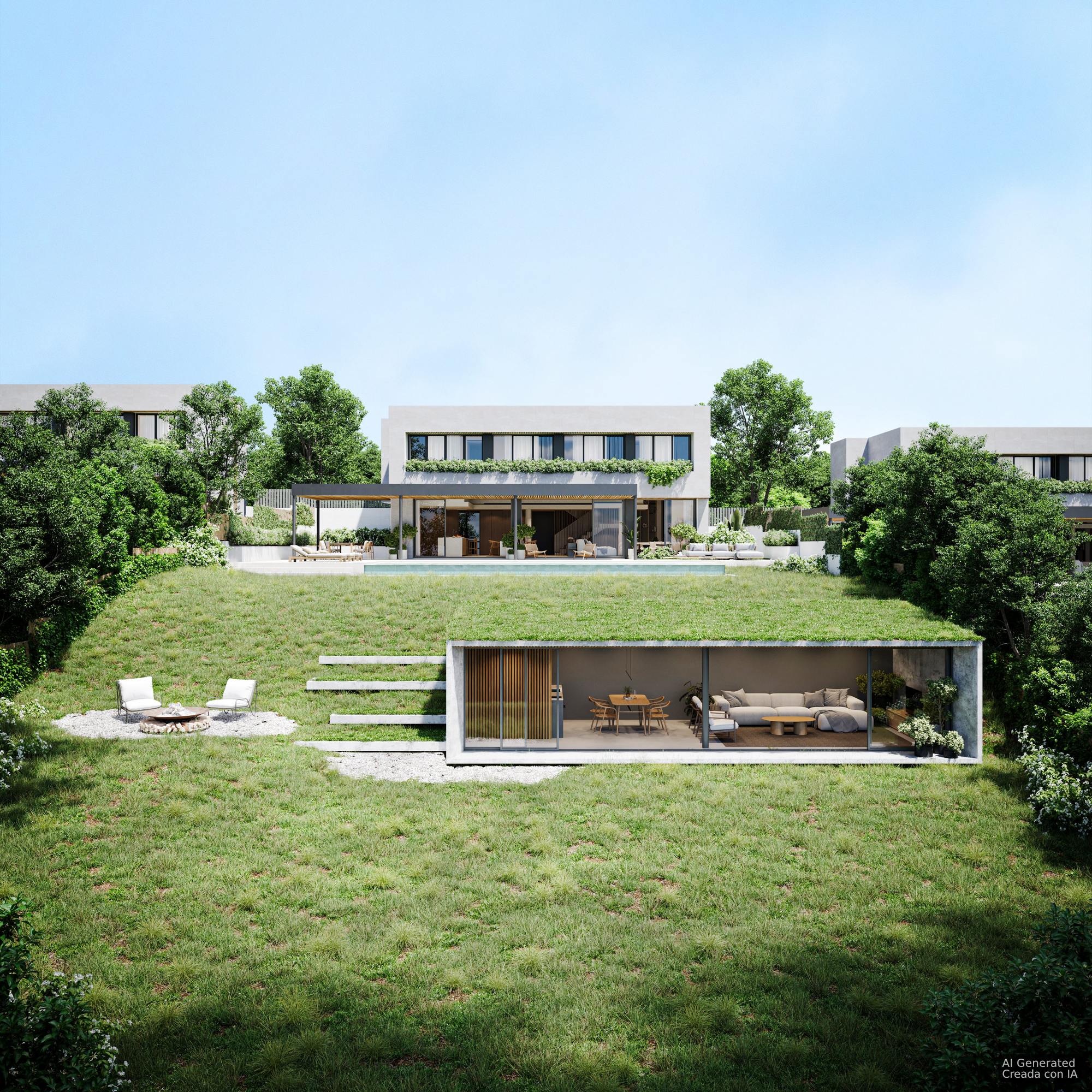 living - Casa / villa de 517m² con 2,898m² de jardín en venta en Sant Andreu de Llavaneres - gallery thumbnail - 1