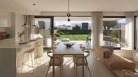 living - Contemporary semi-detached villas for sale in New Golden Mile of Estepona - gallery thumbnail - 5