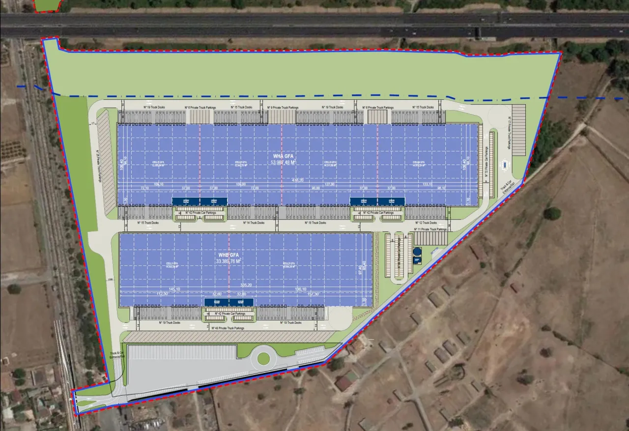 logistics - Logistics Park Tivoli Terme - Logistics - Dils - Floor Plan - 1