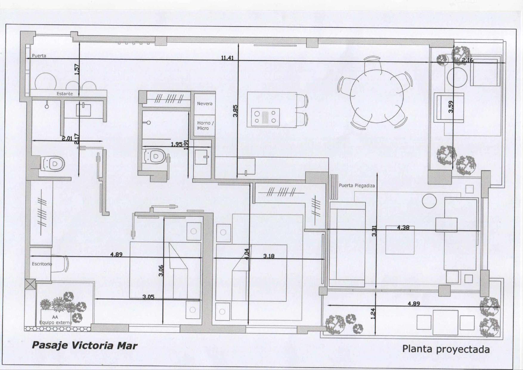 living - Piso de 102m² con 12m² terraza en venta en Estepona Centro - Plano del piso thumbnail - 1