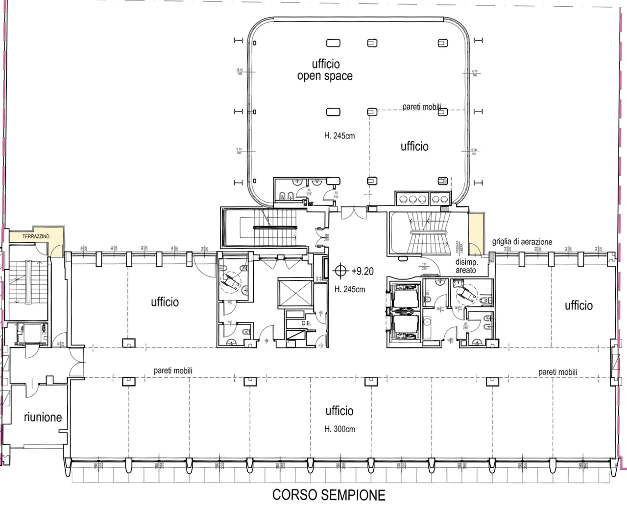 office - Sempione 68 - Office - Dils - Floor Plan - 1