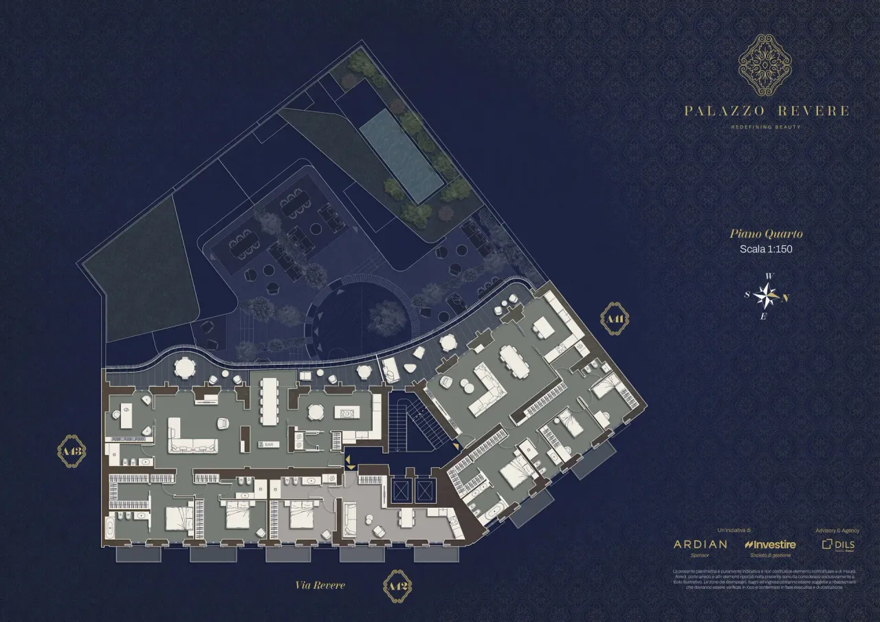 living - Palazzo Revere - Living - Dils - Planimetria - 3
