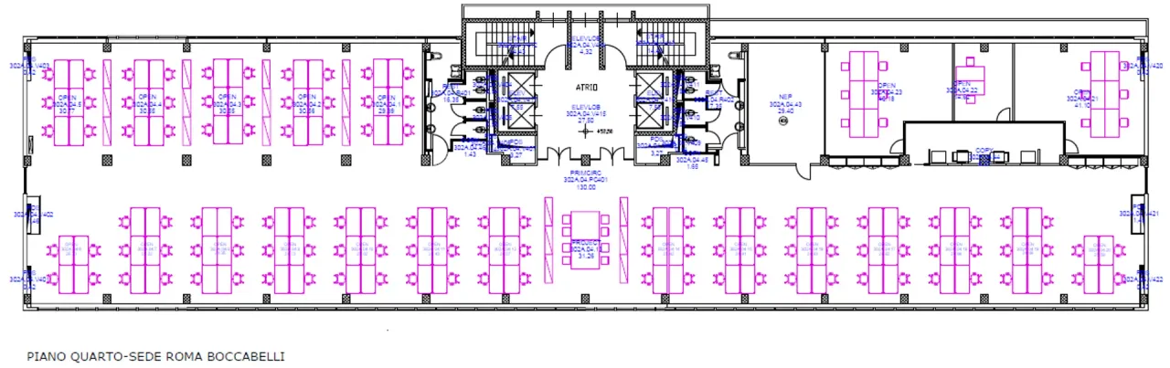 office - Boccabelli 19 - Kantoor - Dils - Verdiepingsplan - 1