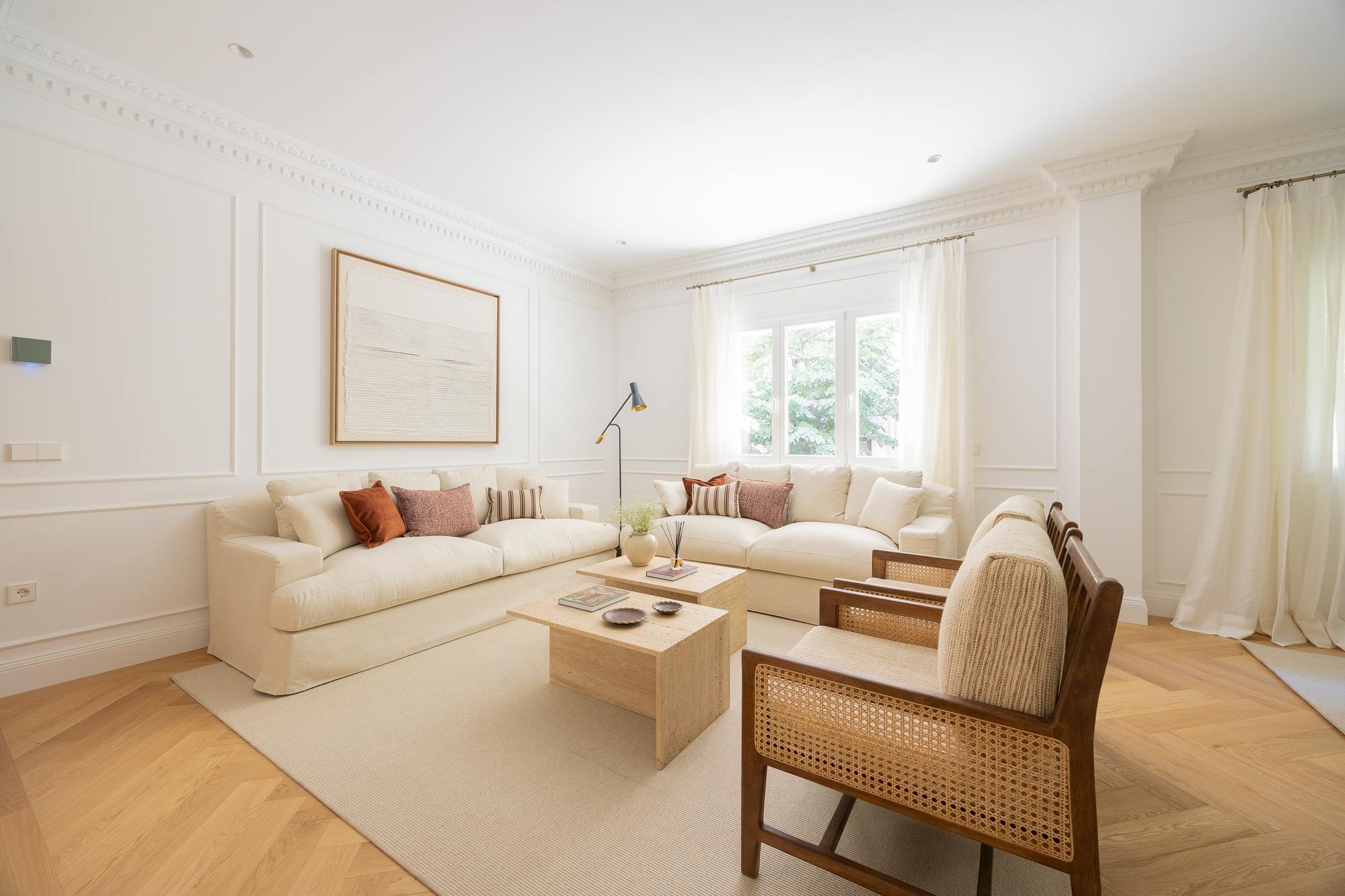 living - 161m² apartment for sale in Castellana, Madrid - gallery - 2