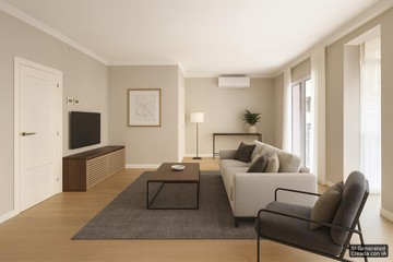 living - Piso de 130m² en venta en Sant Gervasi - Galvany, Barcelona - featured