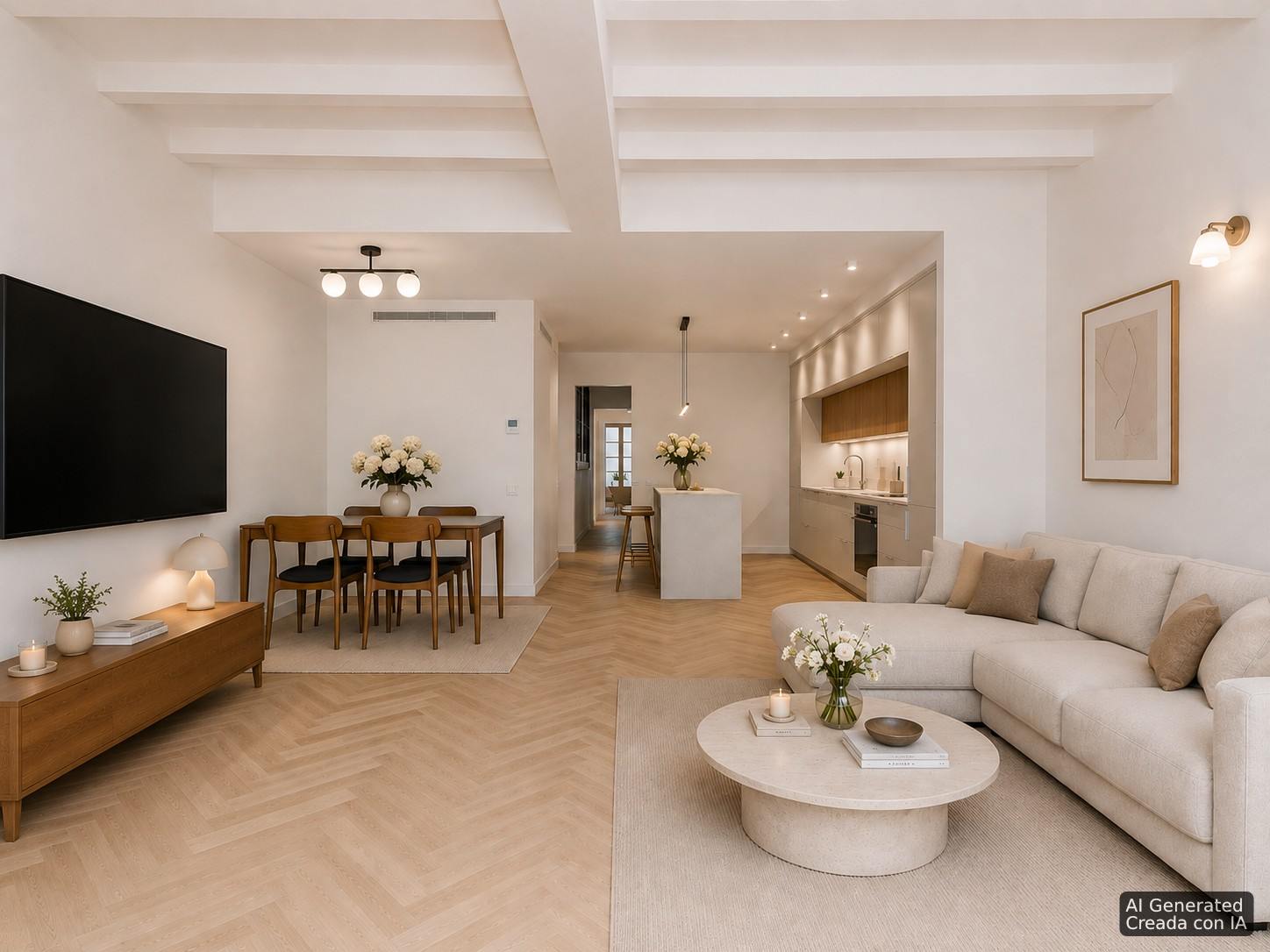living - 125m² apartment for sale in Gótico, Barcelona - gallery thumbnail - 7