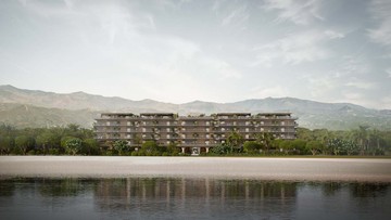 living - Contemporary sea-front homes in Estepona with panoramic Mediterranean views, rooftop infinity pool, wellness spa and concierge services. - featured