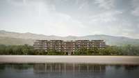 living - Contemporary sea-front homes in Estepona with panoramic Mediterranean views, rooftop infinity pool, wellness spa and concierge services. - gallery thumbnail - 1