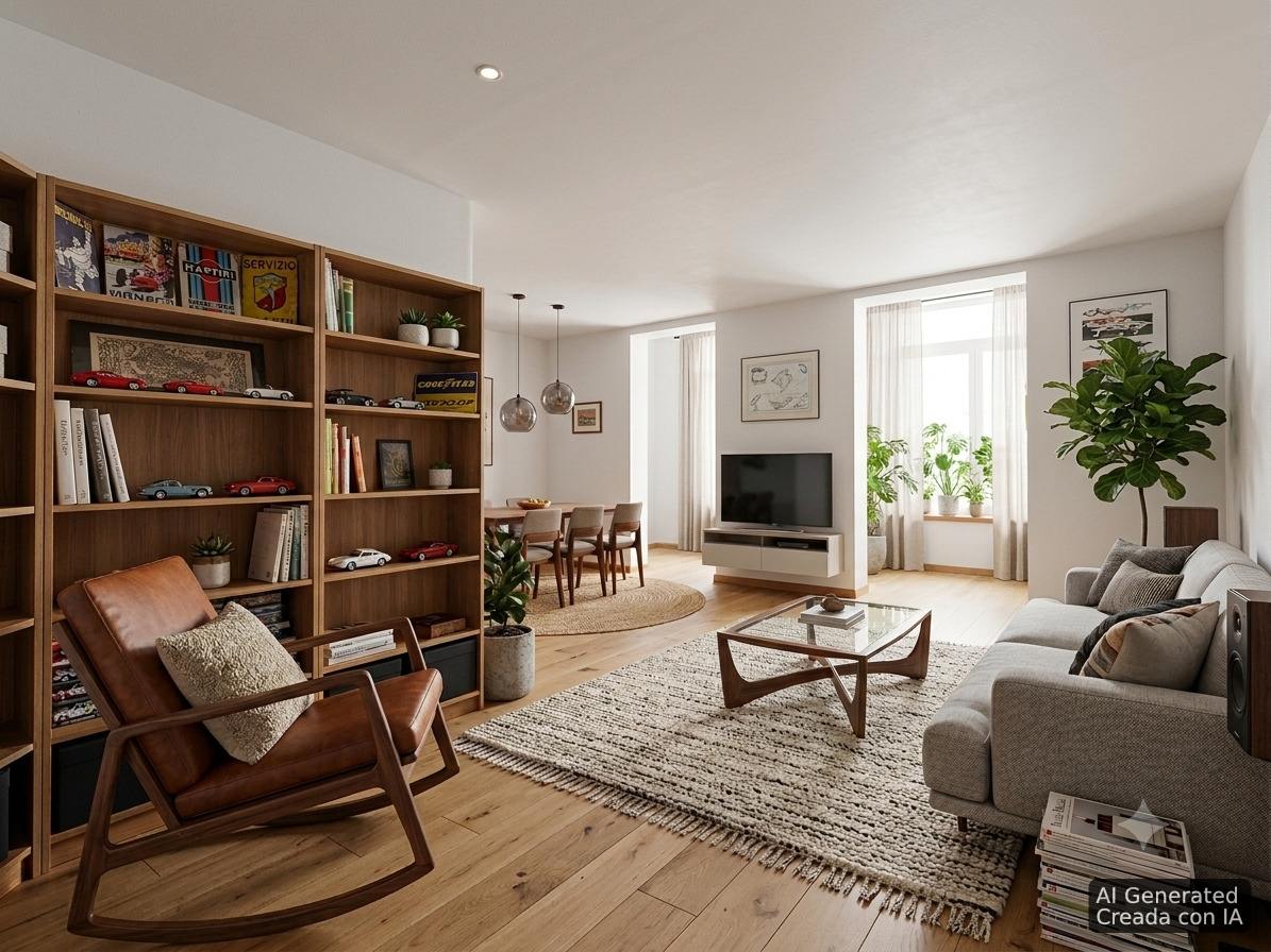 living - Piso de 150m² en venta en Eixample Izquierdo, Barcelona - gallery thumbnail - 4