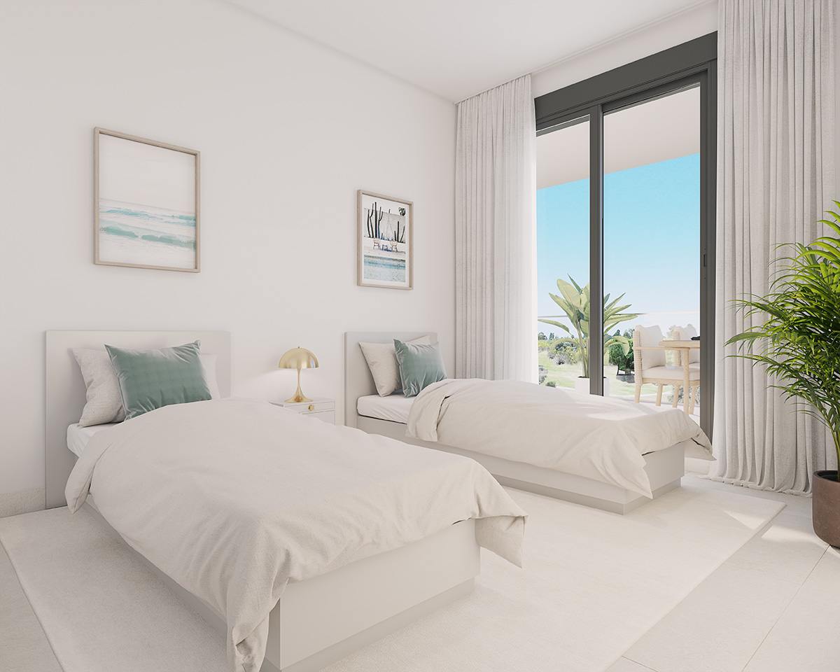 living - 2 and 3 bedroom apartments near golf for sale in Casares, Costa del Sol - gallery - 7