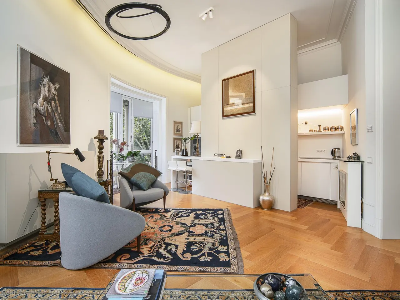 living - Piso de 134m² con 26m² terraza en venta en Eixample Derecho - gallery - 9