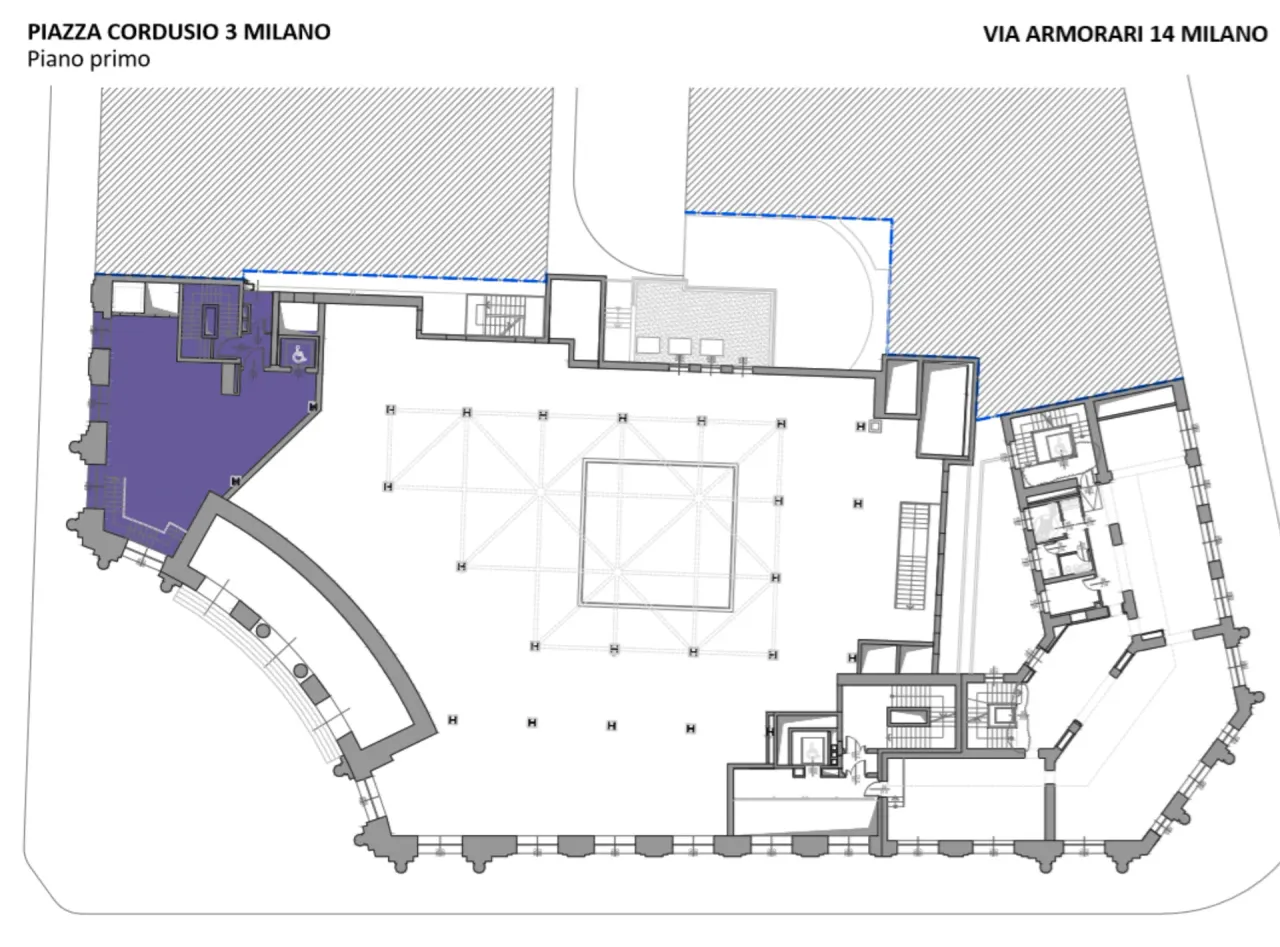 retail - Orefici 15 - Retail - Dils - Plan d'étage - 1