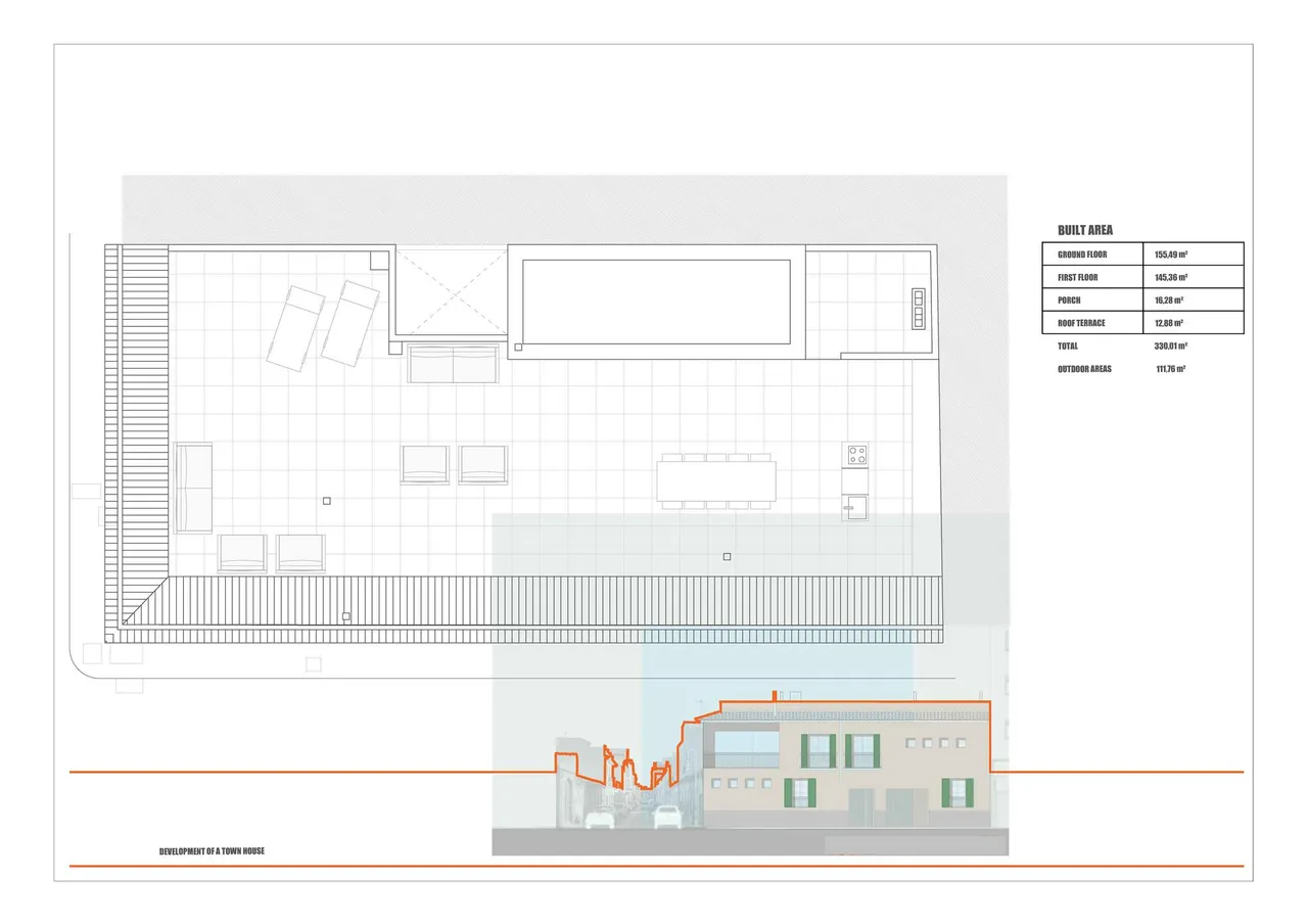 living - 308m² plot for sale in Palma de Mallorca, Balearic Islands - Floor Plan - 3