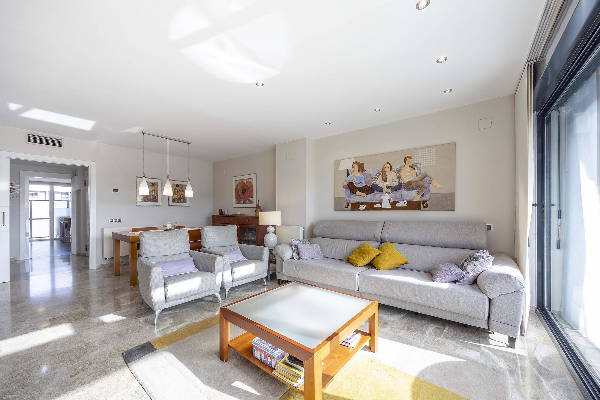 living - Piso de 191m² con 13m² terraza en venta en Ciudad de las Ciencias - gallery thumbnail - 6