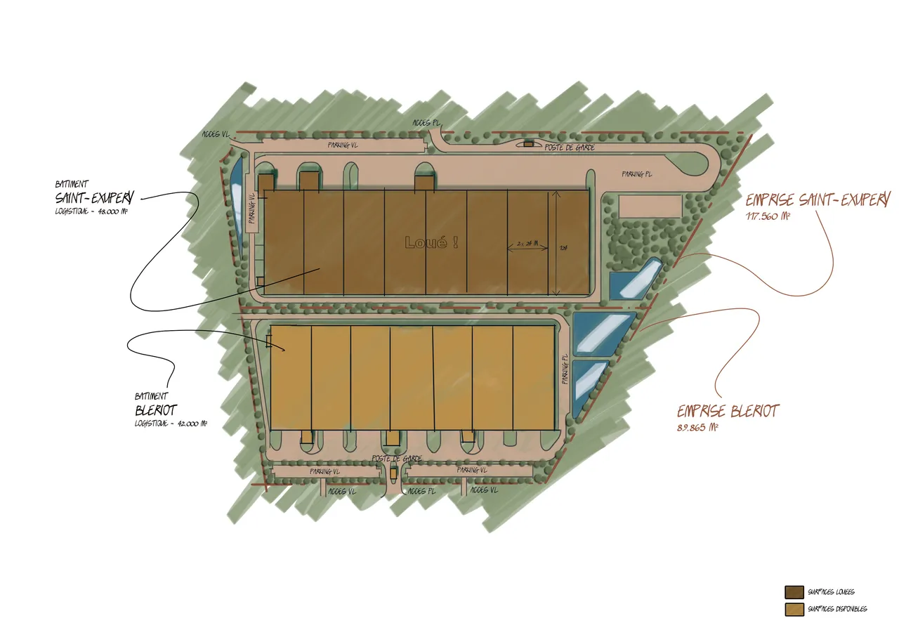 logistics - Logistics Warehouse For Rent - Planimetria - 2
