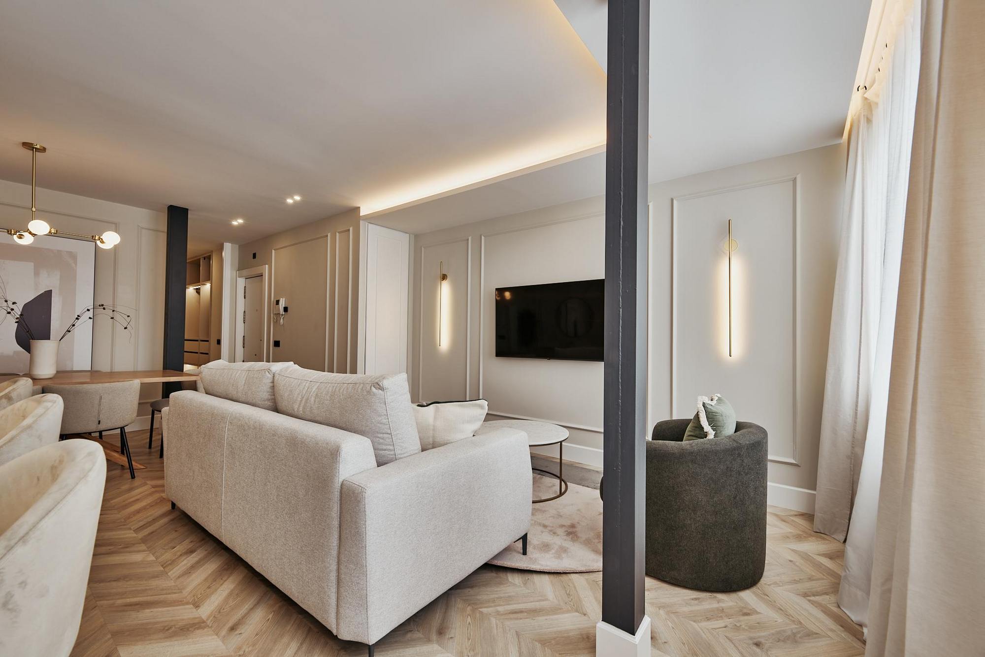 living - Piso de 133m² en venta en Lista, Madrid - gallery thumbnail - 2