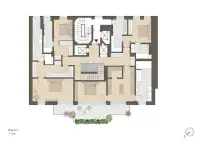 living - Puccini 3/5 | Attico - Living - Dils - Planimetria thumbnail - 1