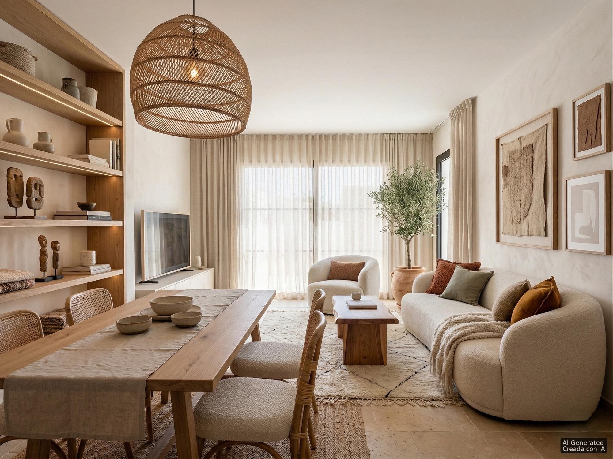 living - 143m² apartment with 11m² terrace for sale in Ibiza Town - gallery thumbnail - 2