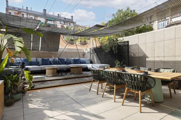 living - Piso de 116m² con 60m² terraza en venta en Eixample Izquierdo - featured