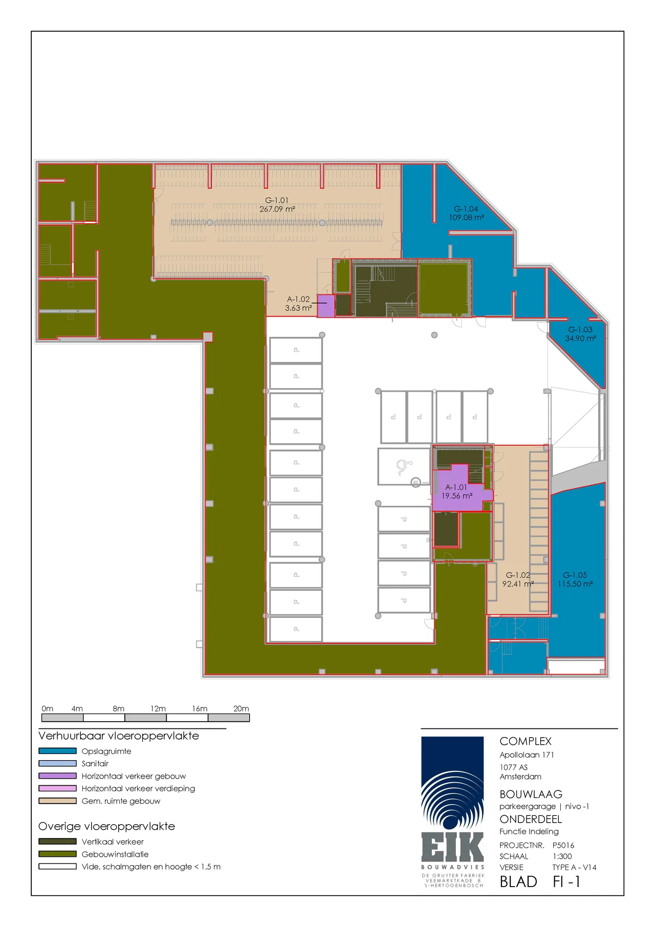 office - Apollolaan 171 - Office - Dils - Plan d'étage - 20