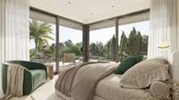 living - Urbanización privada de 7 villas modernas con vistas al mar a la venta situada en Marbella Este - gallery thumbnail - 3