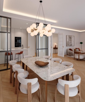 living - 234m² apartment for sale in Almagro, Madrid - featured