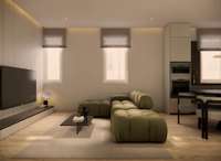living - Piso de 93m² en venta en Almagro, Madrid - gallery thumbnail - 1
