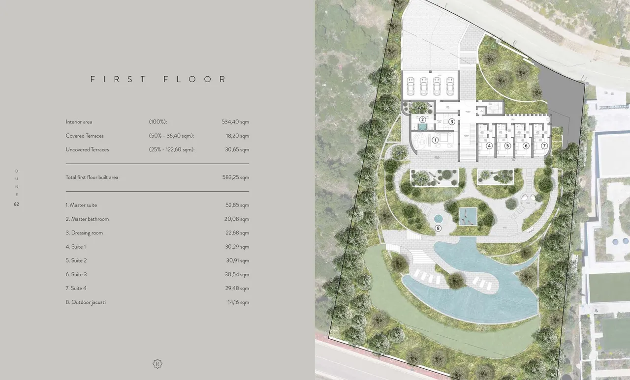 living - Casa / villa de 1,825m² con 268m² terraza en venta en Sotogrande - Plano del piso - 1
