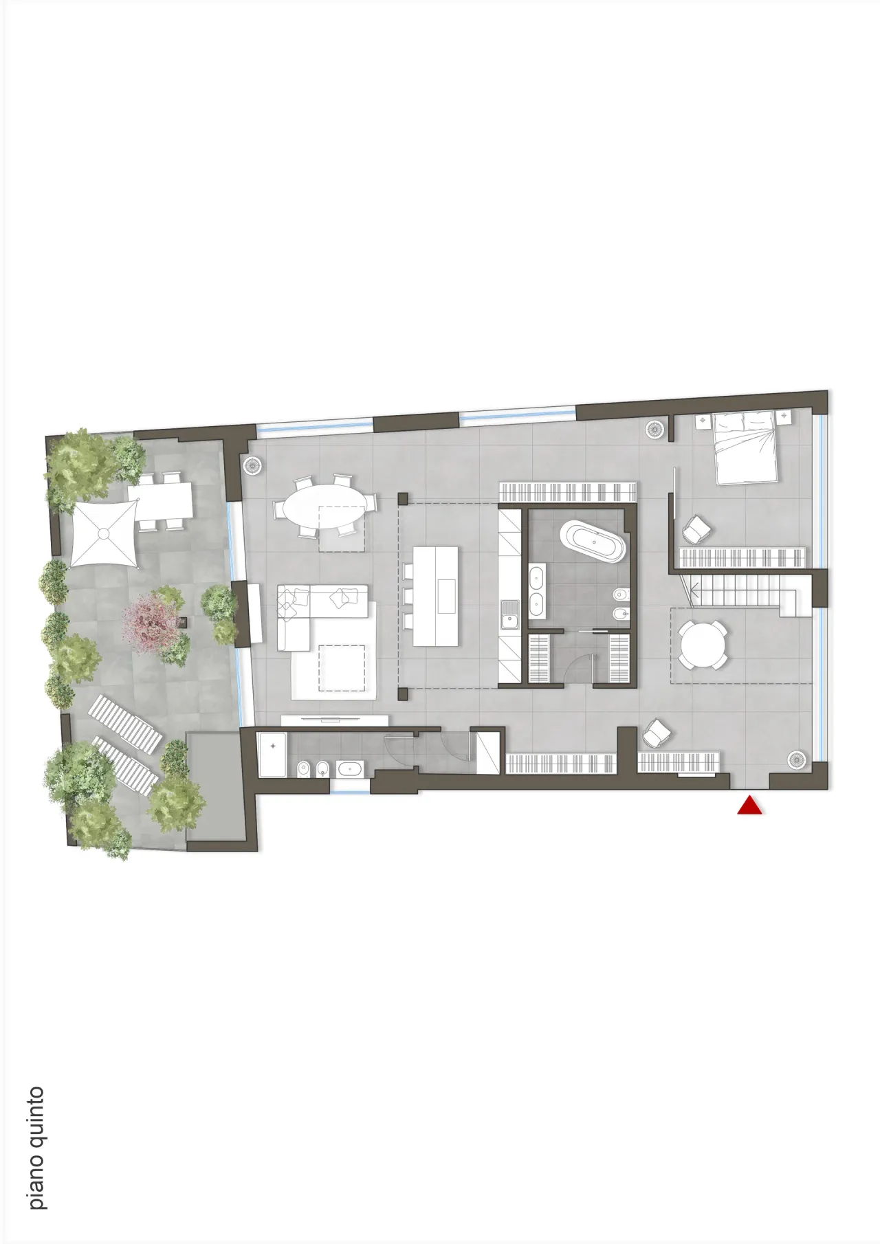 living - Via Water Tobagi n. 8 Milano - Living - Dils - Planimetria - 1