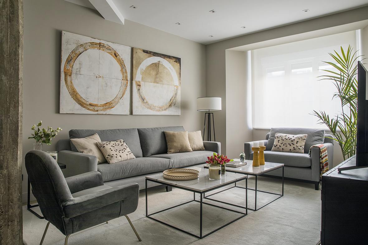 living - 140m² apartment for sale in Recoletos, Madrid - gallery thumbnail - 2