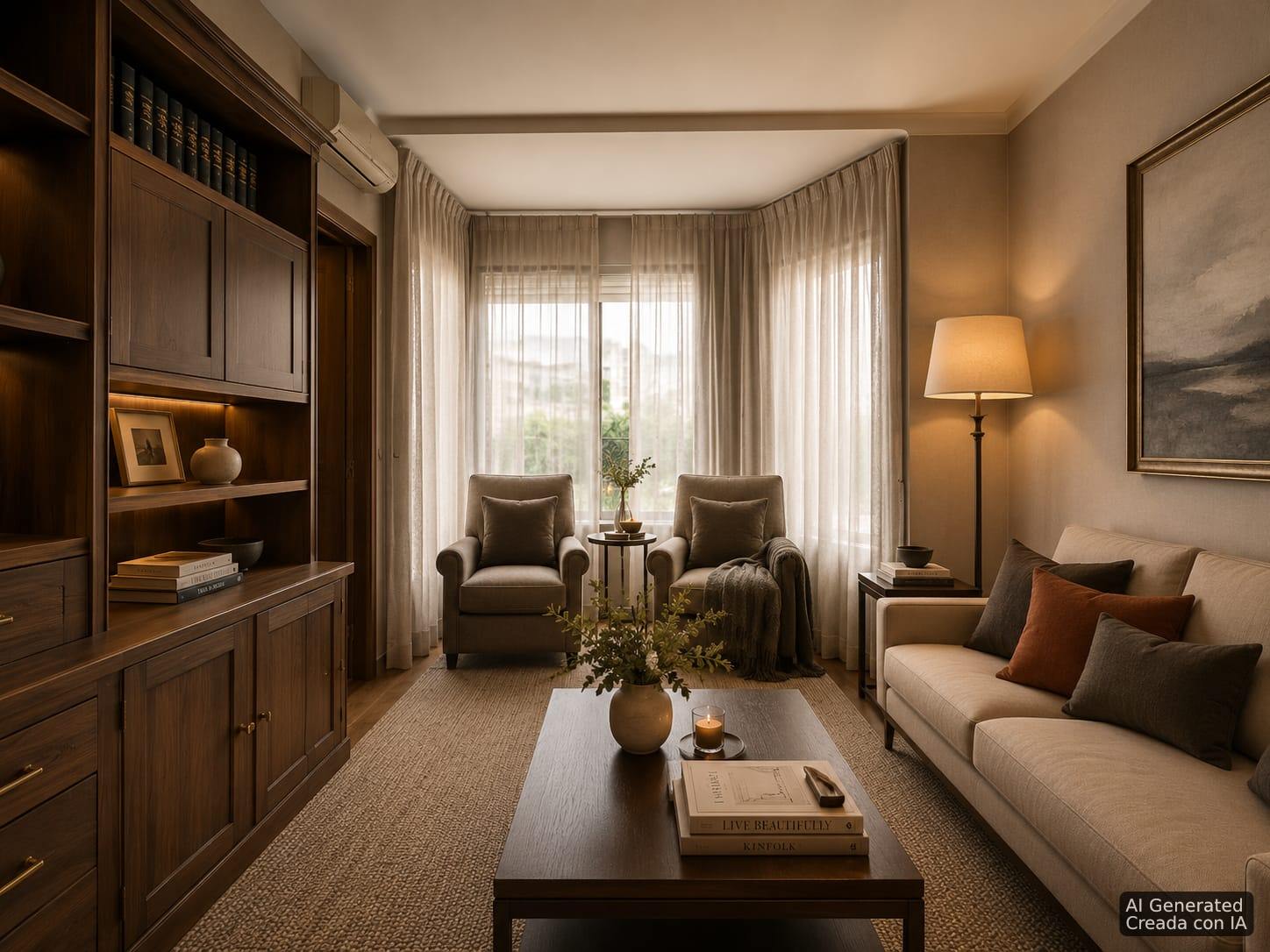 living - 86m² apartment for sale in Eixample Right, Barcelona - gallery - 2