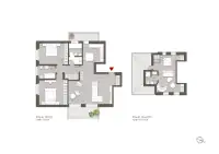 living - Vergani 21 - Living - Dils - Plan d'étage thumbnail - 1