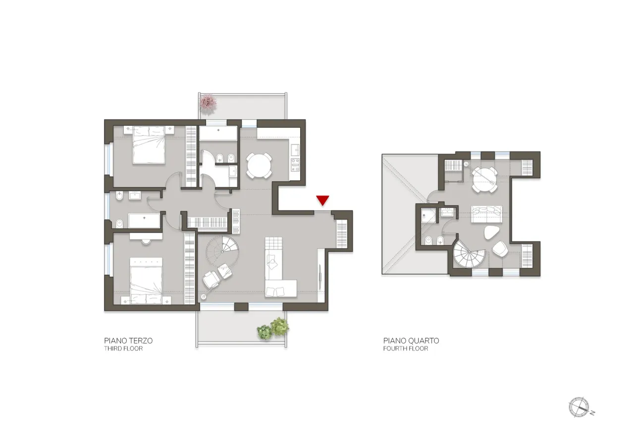 living - Vergani 21 - Living - Dils - Plano del piso - 1