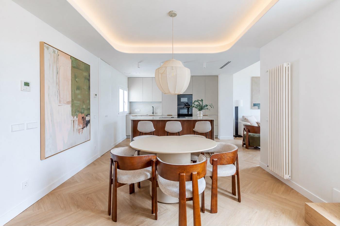 living - 154m² apartment with 23m² terrace for sale in Goya, Madrid - gallery thumbnail - 8