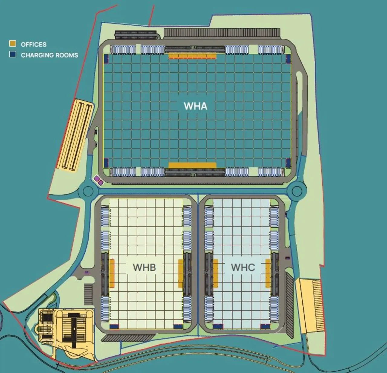 logistics - Latius Logistics Park - Logistics - Dils - Floor Plan - 1
