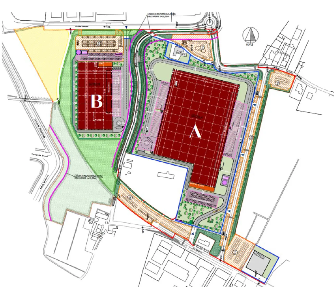 logistics - South East Pistoia - Logistics - Dils - Verdiepingsplan - 1